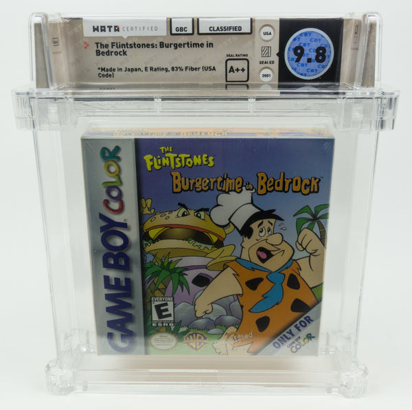 Game Boy Color The Flintstones: Burgertime in Bedrock New/ Sealed WATA 9.8 A+