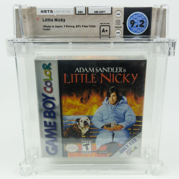 Game Boy Color Little Nicky New / Sealed WATA 9.2 A+ no VGA
