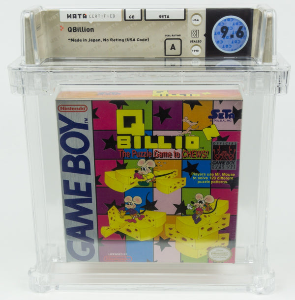 Nintendo Game Boy Q Billion Sealed WATA 9.6 A no VGA