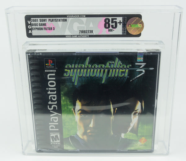 Playstation 1 Syphon Filter 3 PS1 New / Sealed VGA 85+ Near Mint + Archival