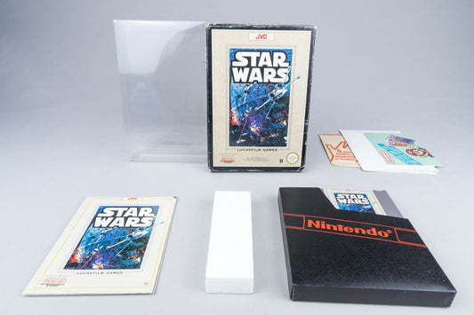 Nintendo NES *Star Wars* OVP CIB Poster PAL B 7V-NOE +