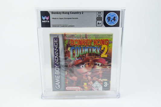 Game Boy Advance *Donkey Kong Country 2* GBA Sealed WATA 9.4 A+