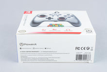 Nintendo Switch *PowerA Enhanced Wired Controller - Mario Silver* Neu #2