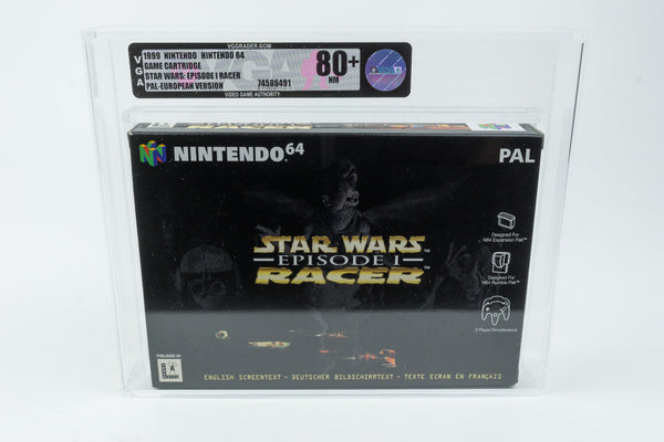 Nintendo 64 *Star Wars: Episode 1 Racer* N64 Neu / New VGA 80+ NM European
