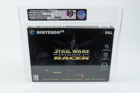 Nintendo 64 *Star Wars: Episode 1 Racer* N64 Neu / New VGA 80+ NM European