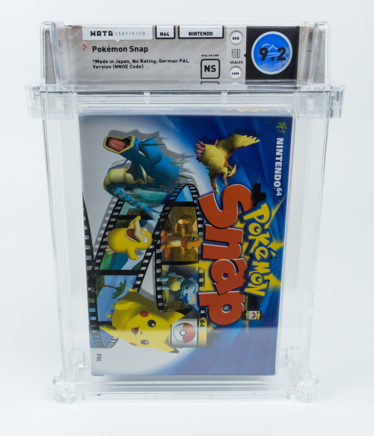 Nintendo 64 *Pokemon Snap* N64 New WATA 9.2 NS no VGA deutsche Version