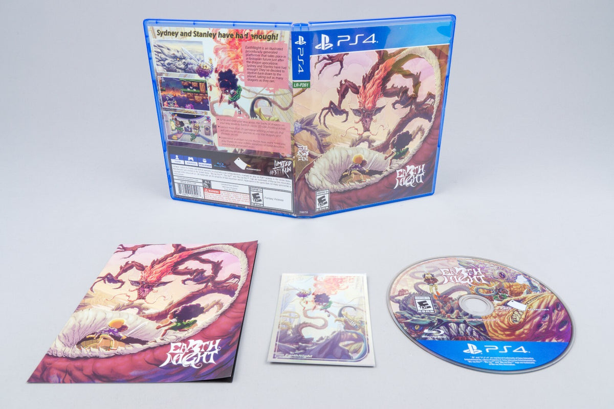 Playstation 4 *EarthNight* PS4 OVP Limited Run #379