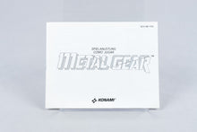 Nintendo NES *Metal Gear* OVP CIB PAL B Map ME-FRG +