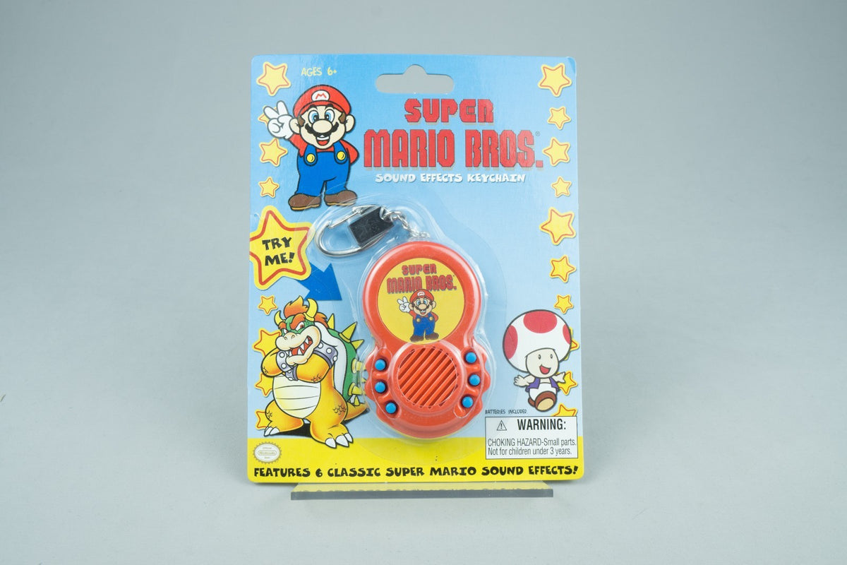 Nintendo Super Mario Bros. Sound Effects Keychain 2007 Neu New +
