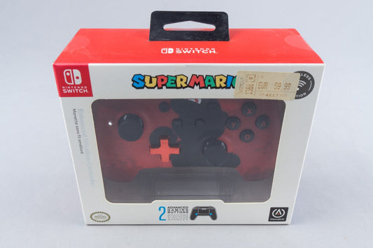 Nintendo Switch *PowerA Enhanced Wireless Controller - Mario Silhouette* Neu