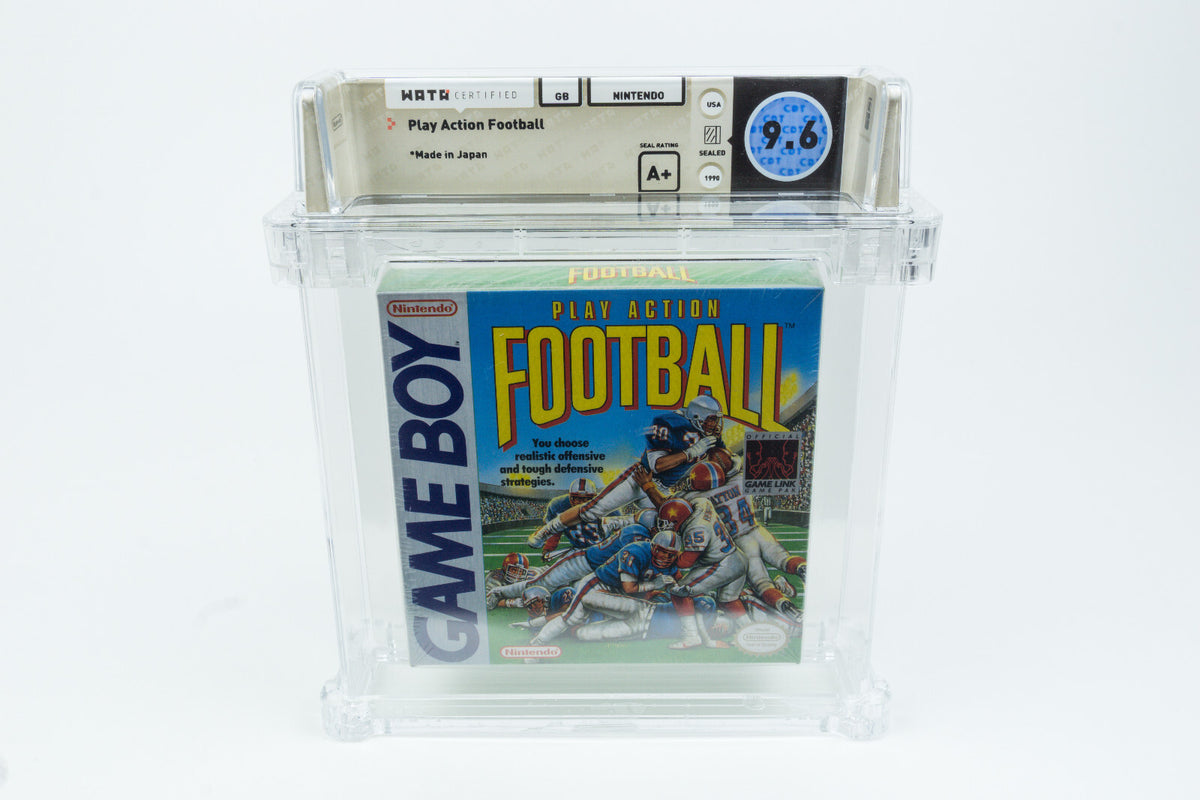 Nintendo Game Boy *Play Action Football* Sealed New WATA 9.6 A+ no VGA Pop 6