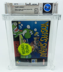 Super Nintendo *Yoshi's Safari* SNES Sealed WATA 9.2 A+ no VGA Spanish