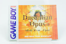 Nintendo Game Boy *Daedalian Opus* OVP CiB Anleitung PU-USA #2
