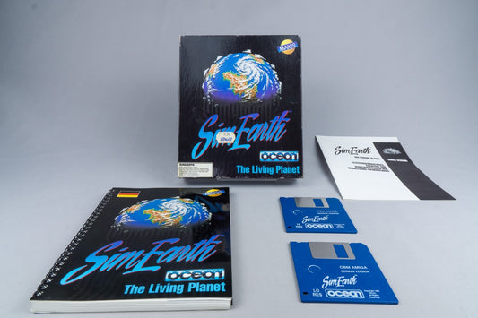 Sim Earth Commodore Amiga Big Box CIB OVP Anleitung