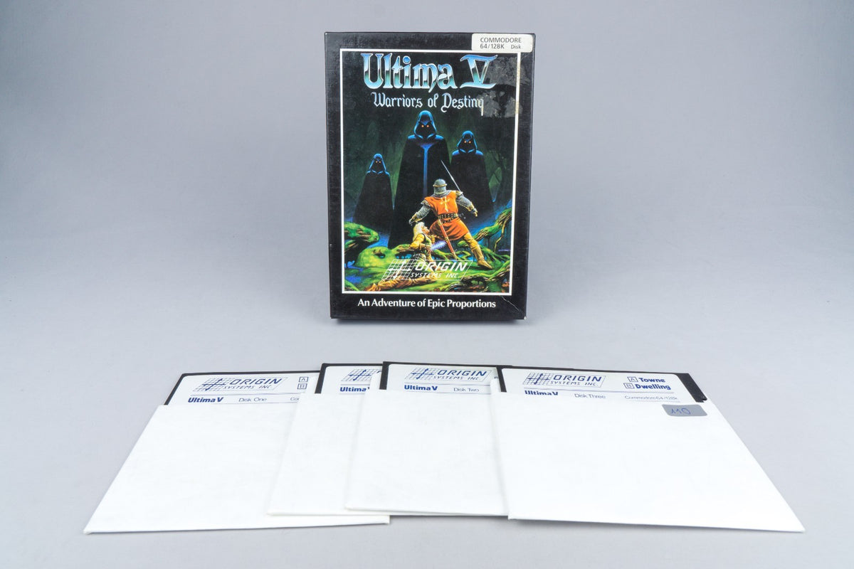 Commodore C64 / 128 *Ultima V: Warriors of Destiny* OVP