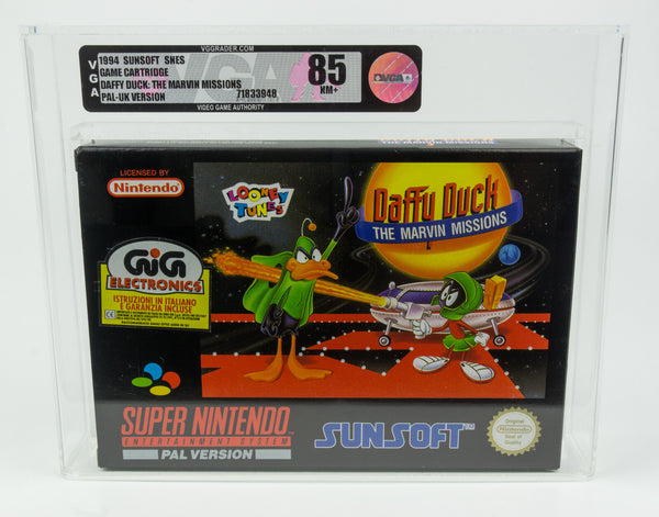 Super Nintendo *Daffy Duck: The Marvin Mission* SNES Neu VGA 85 NM+