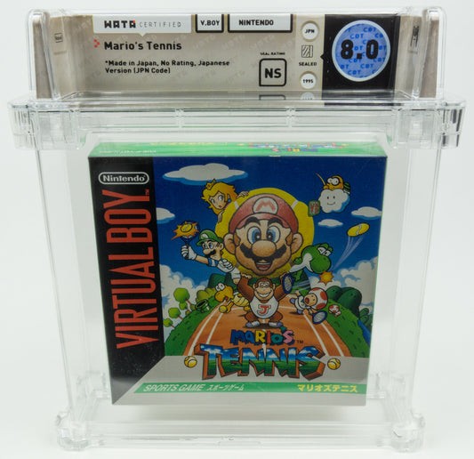 Nintendo Virtual Boy *Mario Tennis* New WATA 8.0 NS no VGA