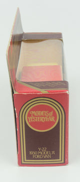 Matchbox Models of Yesteryear *1930 Model 'A' Ford Van Y-22 Toblerone* Neu / New