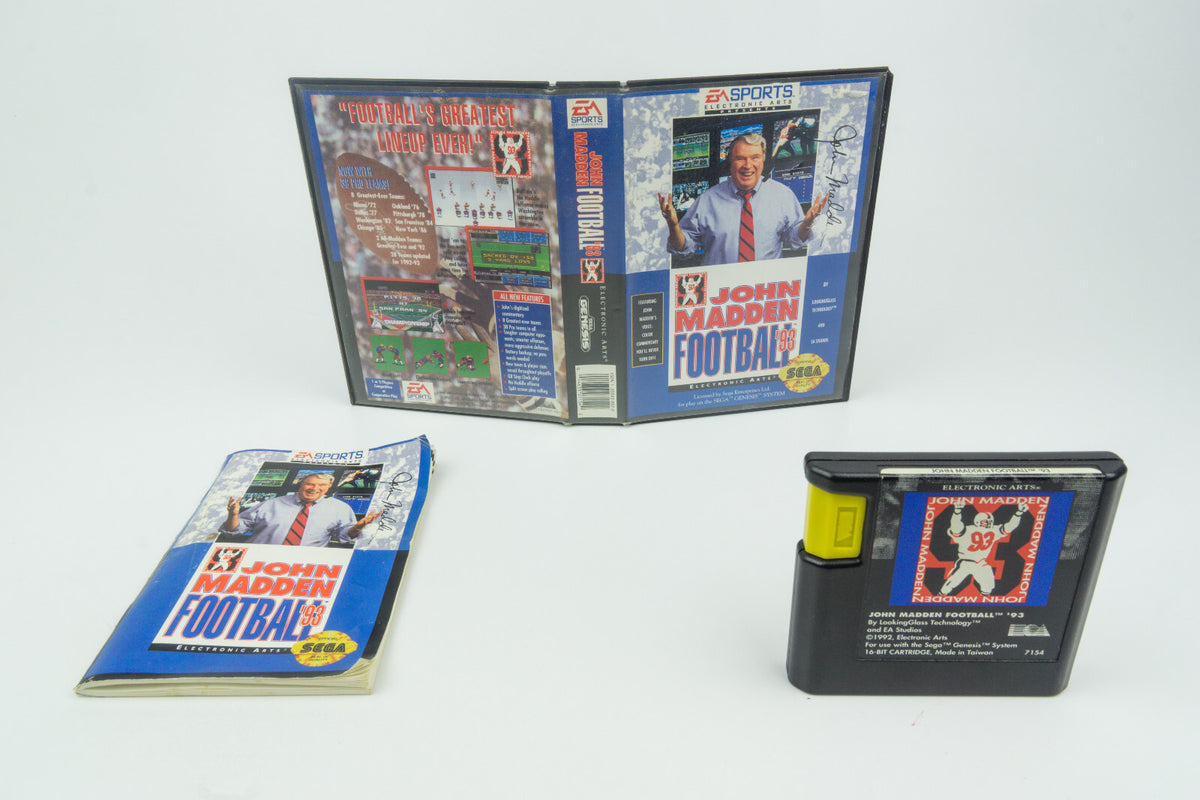 Sega Genesis *John Madden Football '93* OVP mit Anleitung NTSC-U/C