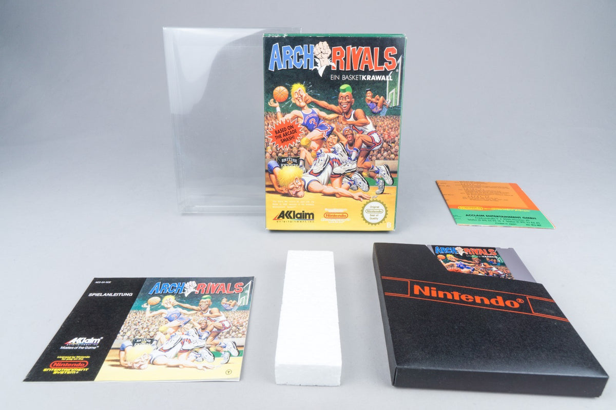 Nintendo NES *Arch Rivals: Ein Basketkrawall* OVP CIB PAL B Q4-NOE +