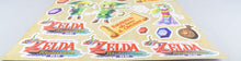 Nintendo *Original The Legend of Zelda: The Windwaker HD Sticker* Neu 60x40cm