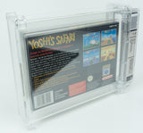 Super Nintendo *Yoshi's Safari* SNES Sealed WATA 9.2 A+ no VGA Spanish