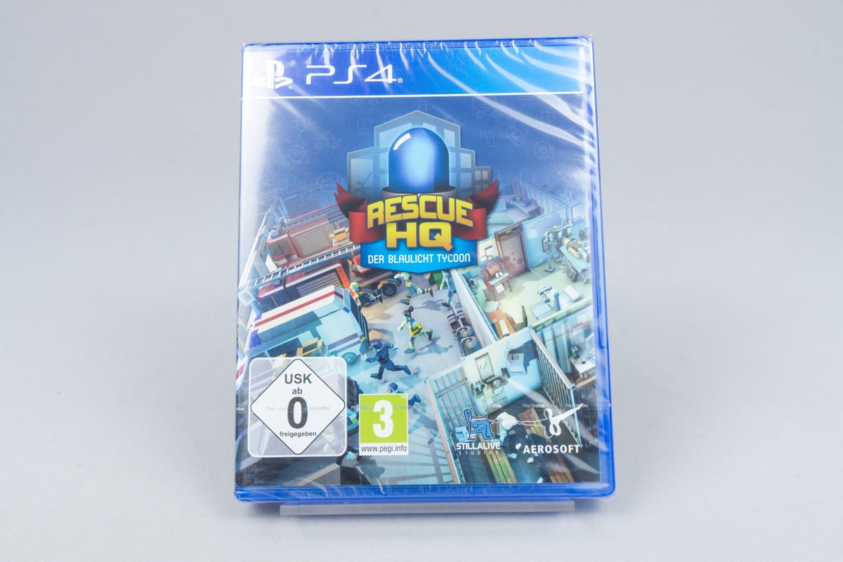 Playstation 4 *Rescue HQ - Der Blaulicht Tycoon* PS4 Neu / New