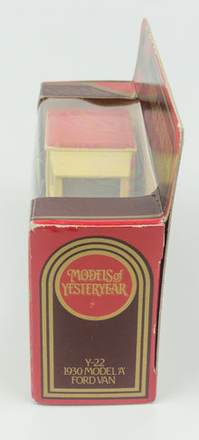 Matchbox Models of Yesteryear *1930 Model 'A' Ford Van Y-22 Toblerone* Neu / New