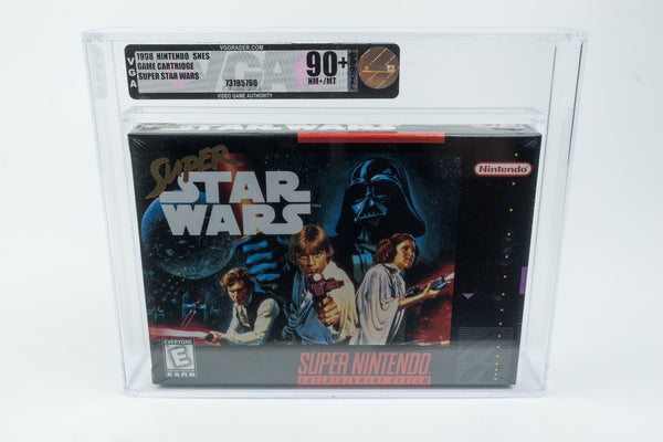 Super Nintendo *Super Star Wars* SNES Sealed / New VGA 90+ NM+/MT Archival