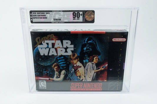 Super Nintendo *Super Star Wars* SNES Sealed / New VGA 90+ NM+/MT Archival