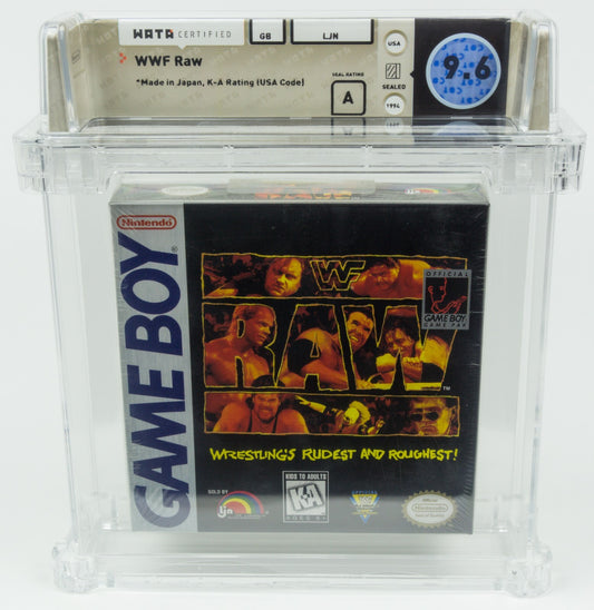Nintendo Game Boy *WWF Raw* Sealed WATA 9.6 A no VGA