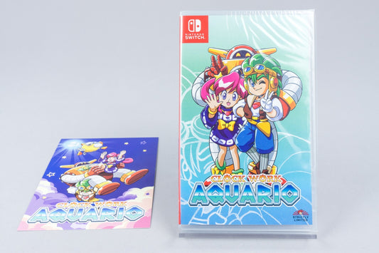 Nintendo Switch *Clockwork Aquario* New / Neu mit Postkarte Strictly Limited #43