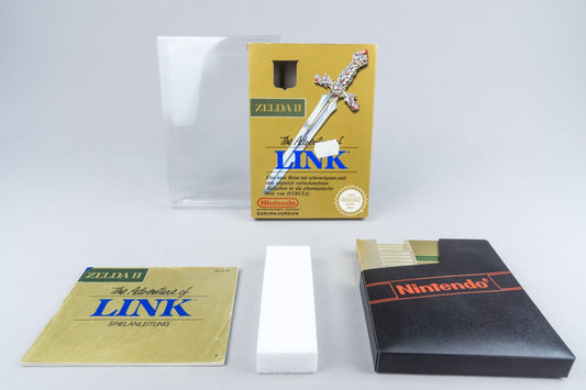 Nintendo NES *Zelda II: The Adventure of Link* OVP CIB PAL B AL-NOE +