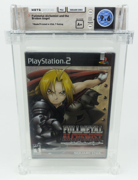 Playstation 2 *Fullmetal Alchemist and the Broken Angel* PS2 Sealed WATA 9.6 A+