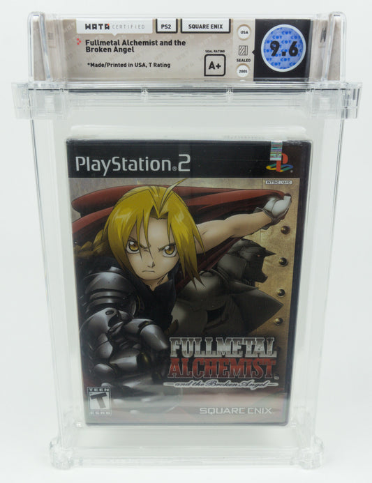 Playstation 2 *Fullmetal Alchemist and the Broken Angel* PS2 Sealed WATA 9.6 A+