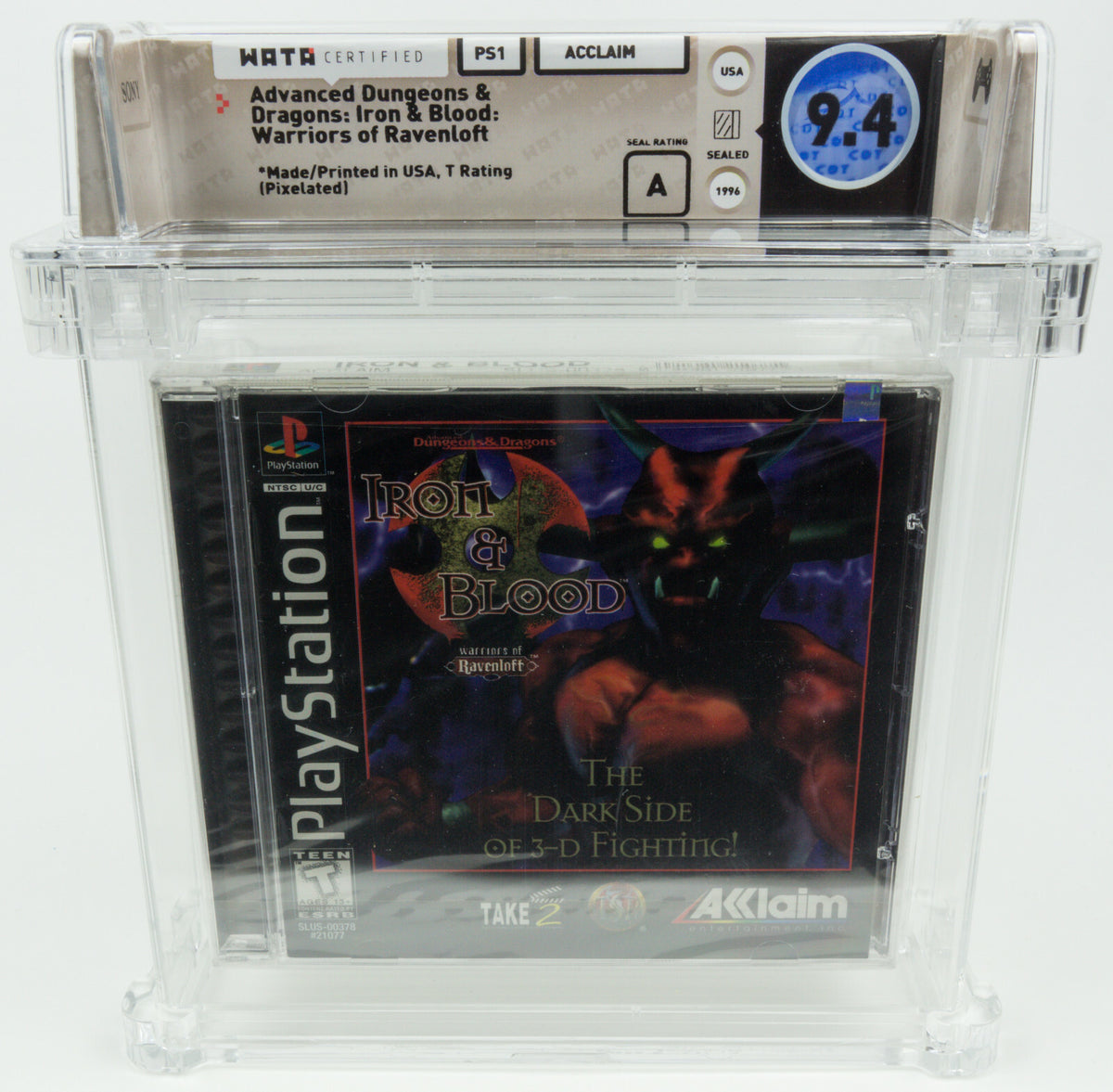 Playstation 1 *Dungeons & Dragons: Iron & Blood* PS1 New / Sealed / WATA 9.4 A