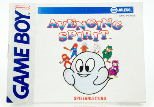 Nintendo Game Boy *Avenging Spirit* Anleitung DMG-P8-NOE