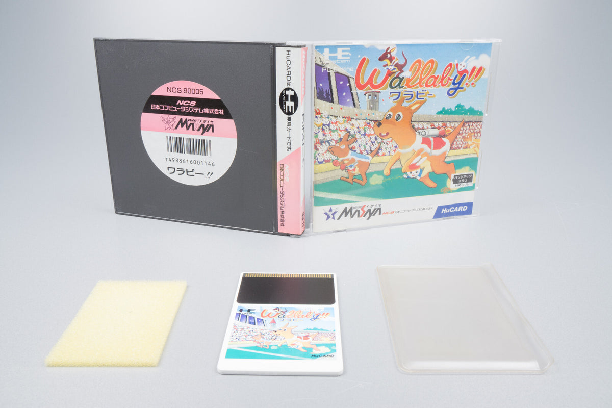 PC Engine *Wallaby!! Usagi no Kuni no Kangaroo Race* OVP Anleitung HuCard NTSC-J