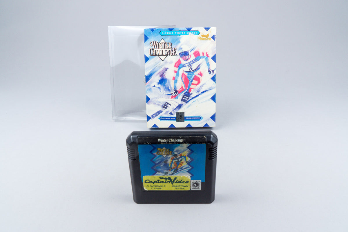 Sega Genesis *Winter Challenge* OVP ohne Anleitung NTSC-U/C Cardboard Mega Drive
