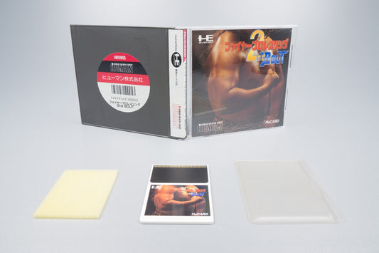 PC Engine *Fire ProWrestling 2nd Bout* OVP Anleitung HuCard NTSC-J