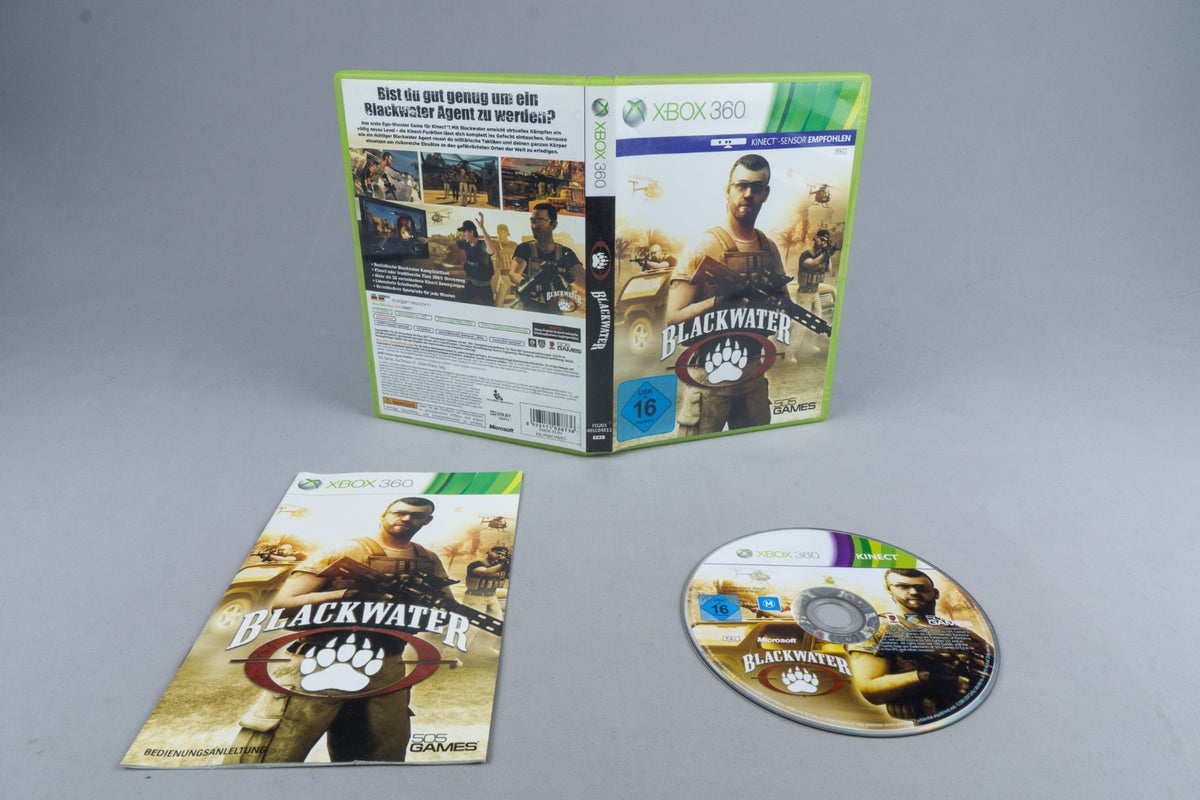 Blackwater Xbox 360 OVP mit Anleitung