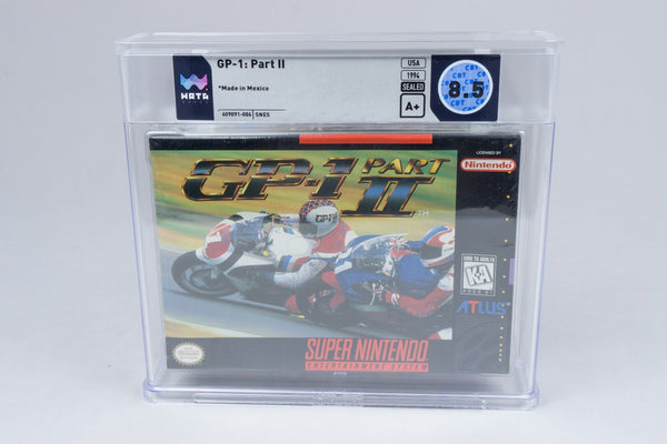 Super Nintendo GP-1: Part II SNES Sealed WATA 8.5 A+ no VGA