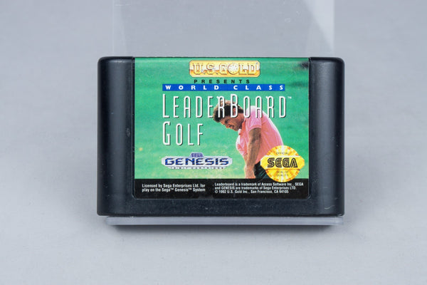 World Class Leader Board Golf Sega Genesis Modul NTSC-U/C