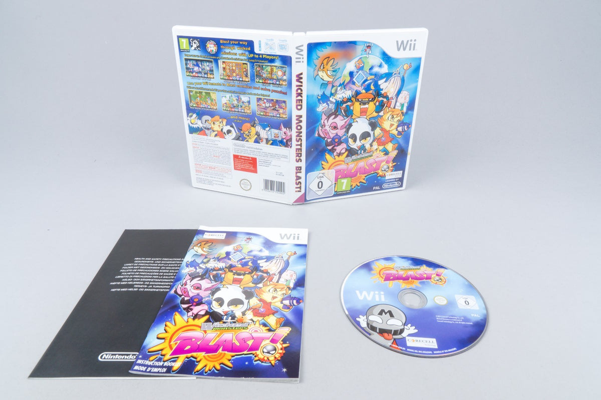 Nintendo Wii *Wicked Monsters Blast!* OVP mit Anleitung