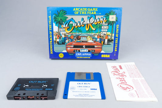 Commodore Amiga *Out Run* OVP mit Anleitung + Soundtrack Kassette