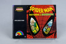 Spider-Man: Return of the Sinister Six Nintendo NES OVP CIB PAL B RX-NOE
