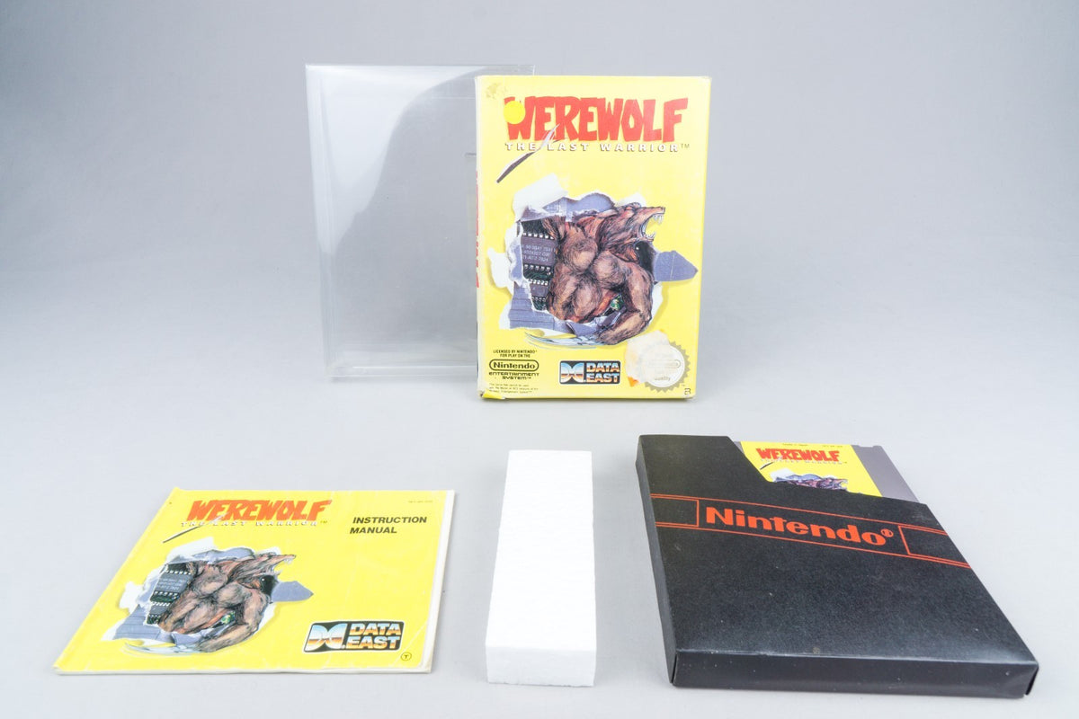 Nintendo NES *Werewolf: The Last Warrior* OVP CIB PAL B W8-SCN +