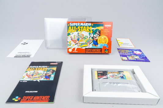 Super Nintendo *Super Mario All-Stars* SNES OVP CIB 4M-NOE Super Classic neuwert