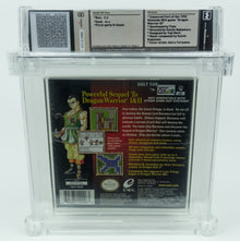 Game Boy Color *Dragon Warrior III* New / Sealed WATA 9.2 A++ no VGA