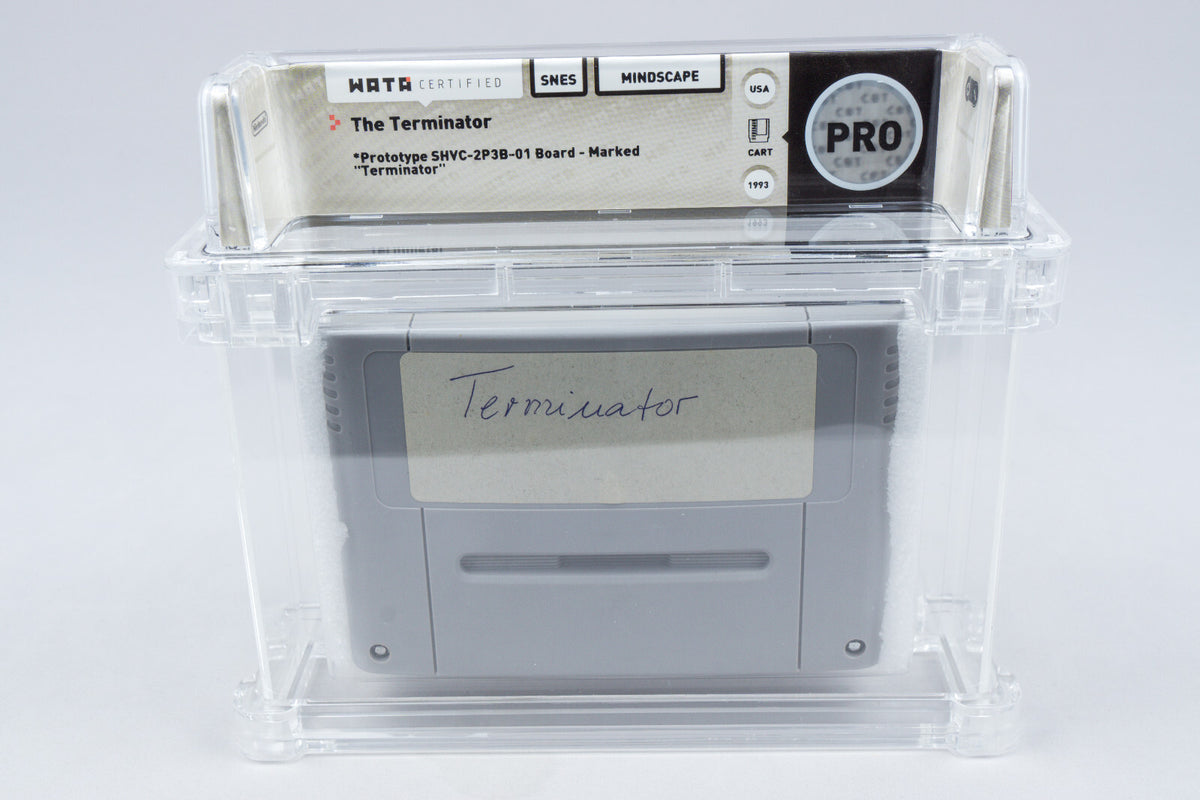 Super Nintendo *The Terminator* SNES Prototype Wata Early Version of the Game